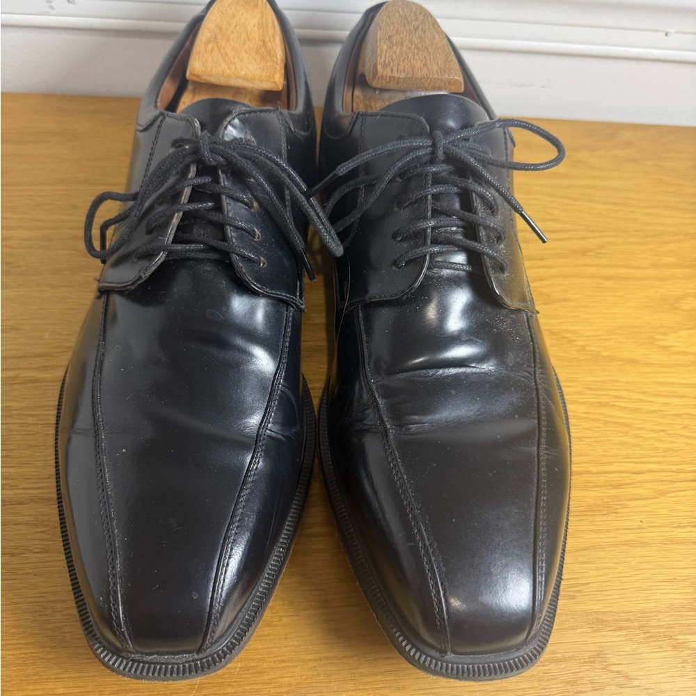 Rockport Black Leather Men's Oxfords